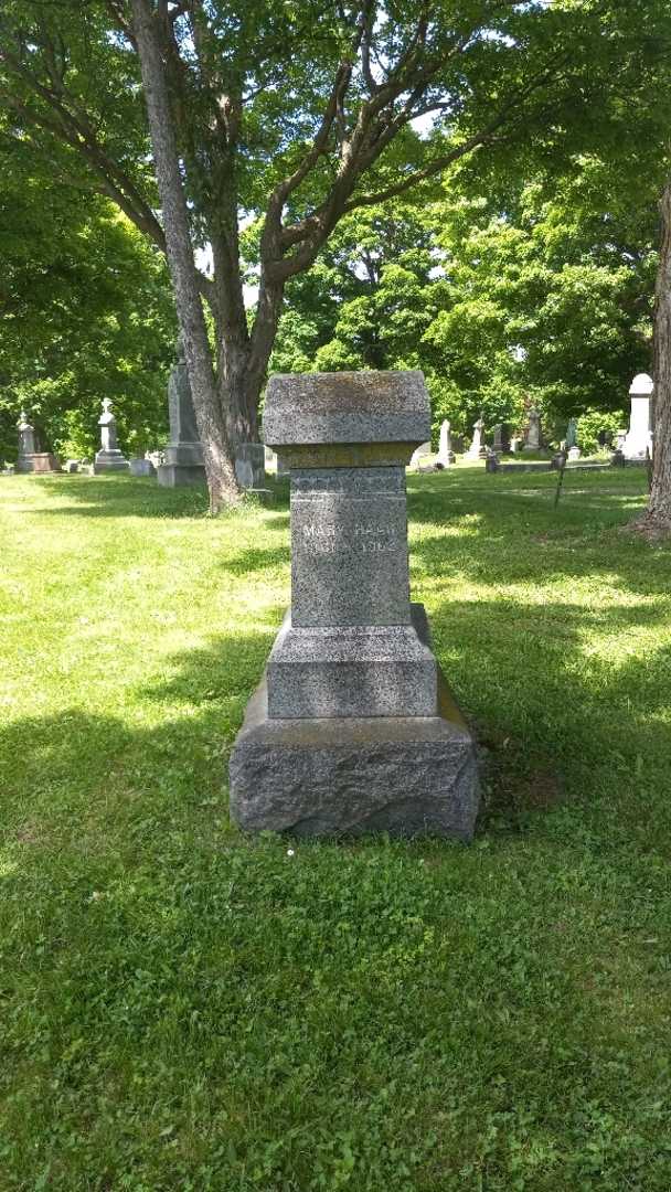 Mary Haag's grave. Photo 2