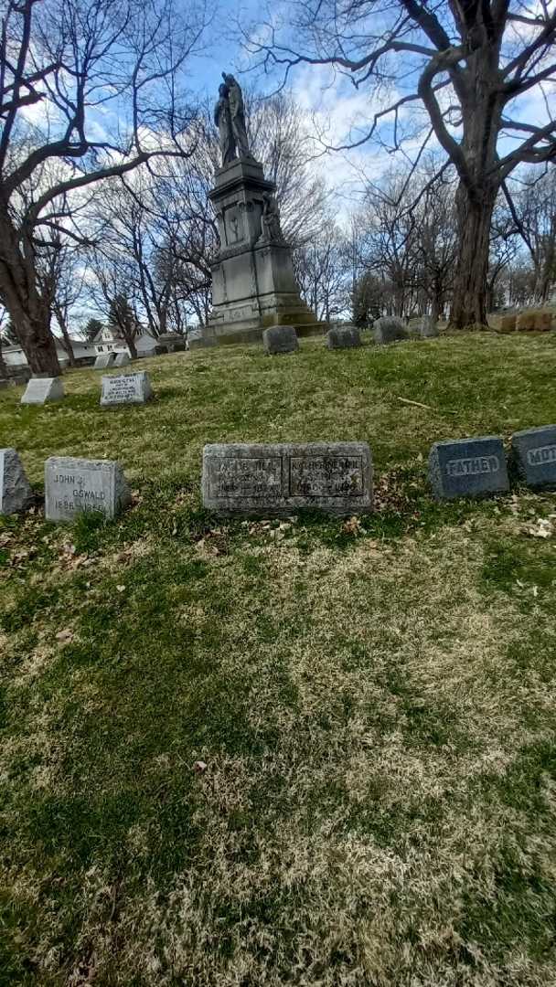 Jacob Heil's grave. Photo 2