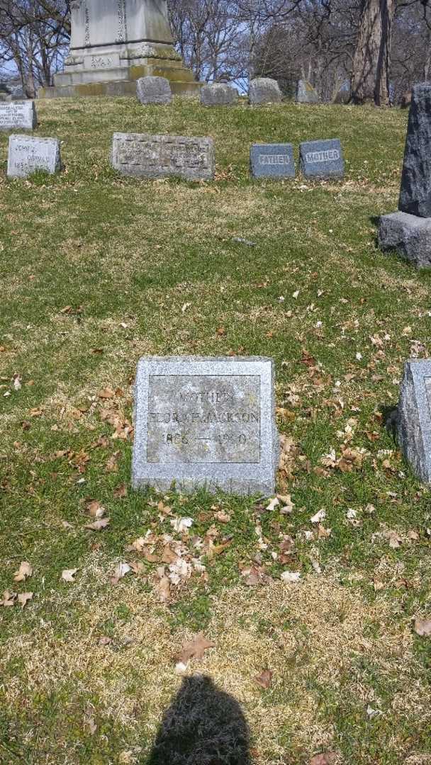 Flora H. Schick Jackson's grave. Photo 3