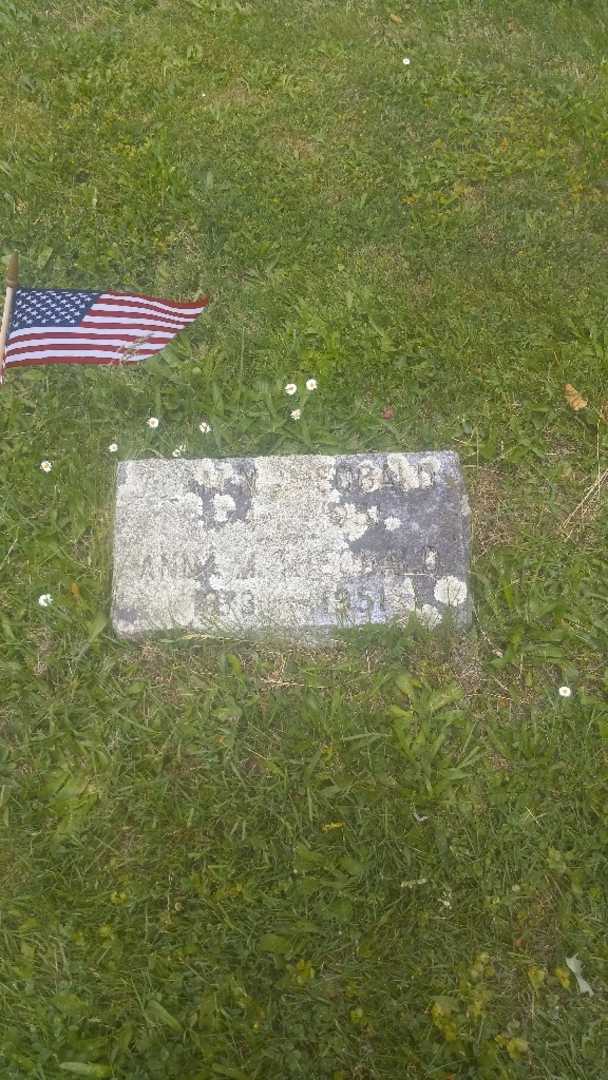 Anna M. Theobald's grave. Photo 3