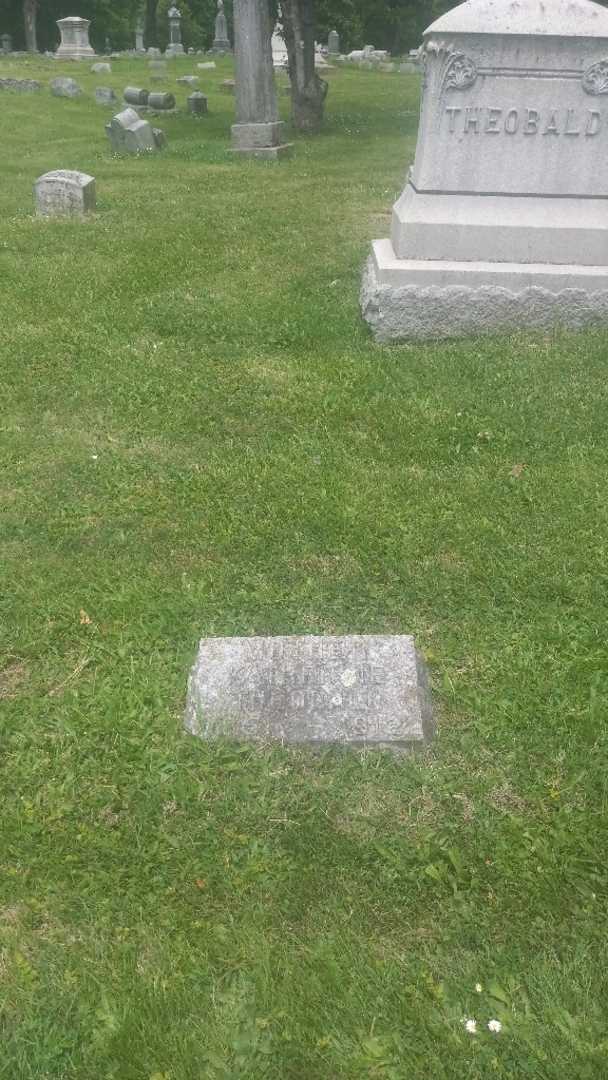 Katherine Theobald's grave. Photo 2