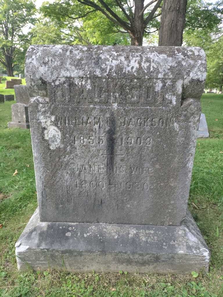 Jane Jackson's grave. Photo 3